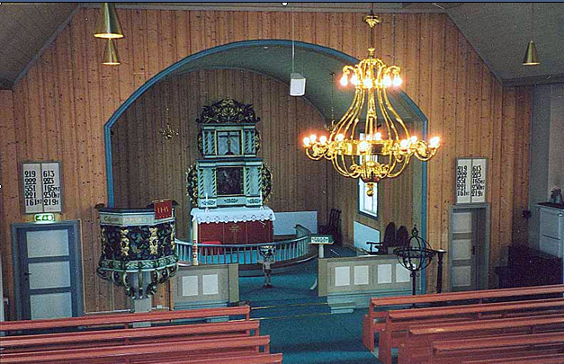 Interior of stsinni Church